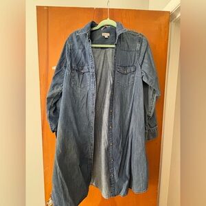 Merona Blue Chambray Shirt Dress
